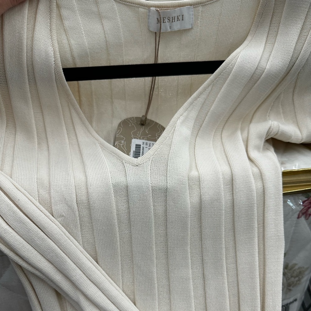 Meshki - Ciara Ribbed Maxi, Size S, NWT